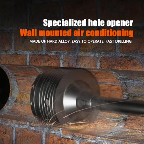 CATITO 11 Piece Set of Concrete Hole Saw (30mm 40mm 50mm 65mm),Concrete Hole Saw Kit for Concrete with SDS Plus Shank Connecting Rod and 5pcs dust Bag, Cement|Brick Stone|Wall. - size: 4PCS