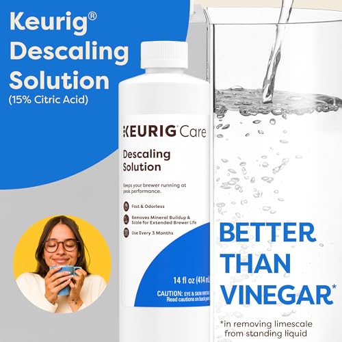 Keurig 3-Month Brewer Maintenance Kit Includes Descaling Solution, Water Filter Cartridges & Rinse Pods, Compatible Classic/1.0 & 2.0 K-Cup Coffee Makers, 7 Count - size: 1 Count (Pack of 1)