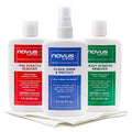 NOVUS-PK1-8 | Plastic Clean & Shine #1, Fine Scratch Remover #2, Heavy Scratch Remover #3 and Polish Mates Pack | 8 Ounce Bottles - size: 8 Ounce