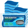 AIDEA Sponges Kitchen, Non-Scratch Scrub Sponge,12Count, Sponge for Dishes - color: Light-blue