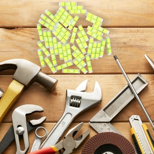 NUOBESTY Bubble Level Tool Mini Cylindrical Horizontal Bubble Level Small Spirit for Rv Camping Trailer Construction Photo Frame Alignment 1.37 in