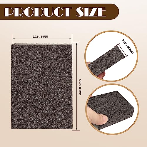 16Pcs 36 Grit Sanding Blocks, Jamiikury Coarse Sanding Sponge Washable and Reusable, Wet Dry Sandpaper Sponge for Wood Metal FurniturePaint and Drywall - size: 36 Grits