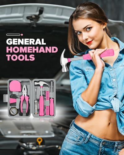 24pcs Home DIY Tool Kit for Household, Office & Garage - General Repair Small Hand Tool Set with Storage Case