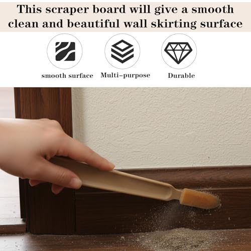 Kifmurase 17Pcs Rubber Caulking Spatulas Tools, Silicone Caulking Finishing Tool Kit, Multifunctional Caulk Remover, Smoothing Spreader Applicator for Floors, Tiles, Walls, Bathrooms (4 Sizes)