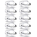 Anti-fog Safety Goggles ANSI Z87.1,Adjustable Chemistry Lab Goggles Over Glasses - color: Transparent 10pcs