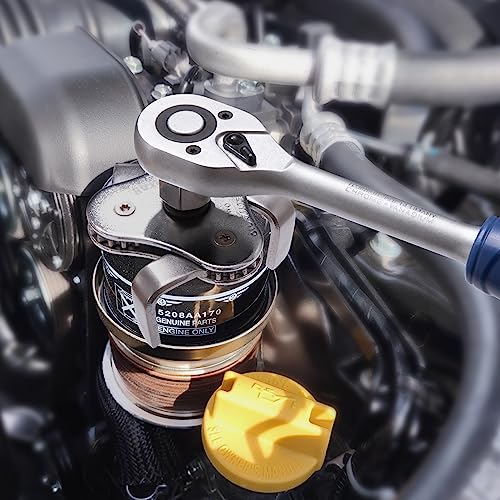 Spurtar 7pcs Swivel Oil Filter Wrench Set, 9" & 12" Oil Filter Removal Tool - size: 7-Piece Set: 2-3/4" - 5-1/4"