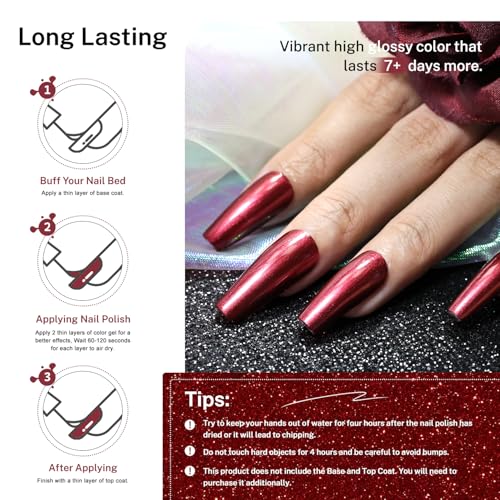 OpenLive 16.5ml Red Glitter Nail Polish Large Volume Nail Polish - color: Red Glitter
