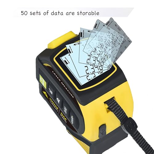 4-in-1 Digital Tape Measure with Laser, 16FT Measuring Tape, 328FT Laser