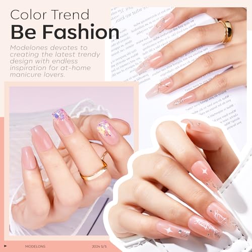 modelones Builder Nail Gel, 2 Pcs Clear Builder Nail Polish Base - color: Builder Clear Clear