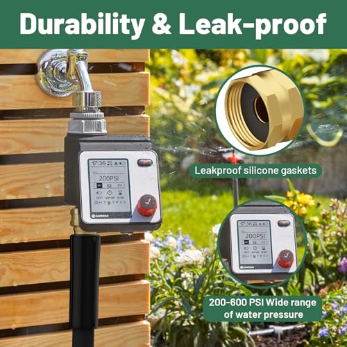 Short Garden Hose 3 ft x 5/8" Female to Female, Heavy Duty Small Water Hose Extender Connector, Leak-Free Connections Hybrid Rubber Leader Hose with 3/4" Double GHT Fittings, Black - size: 3ft Female to Female