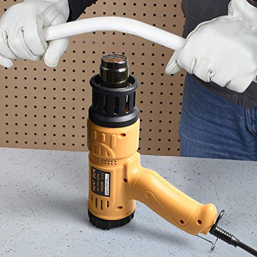 SEEKONE 1800W Heat Gun Variable Temp 122℉-1202℉ for Crafts, Shrink Wrap