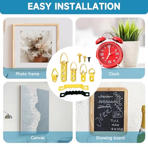 Picture Hanging Kit ,353PCS Picture Hangers Heavy Duty Picture Hanging Hooks with Screws,Sawtooth Hardware for Frames Painting, Art, Photo Mounting