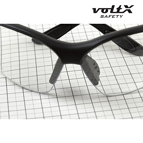 voltX CONSTRUCTOR Clear Full Lens Reading Safety Glasses +1.0 Dioptre - color: Clear, size: +1.0 Dioptre