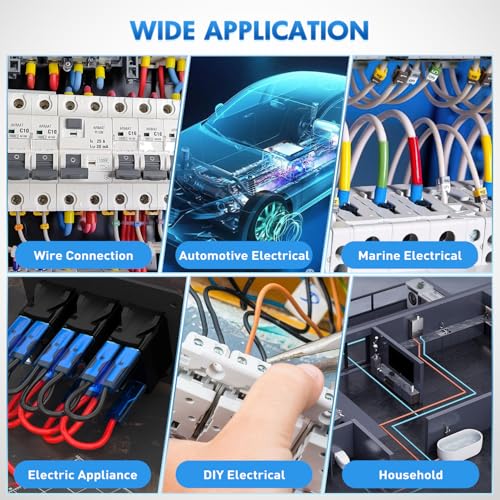 Nilight 300PCS CE5 Closed End Crimp Terminal 12-10 Gauge Nylon Insulated - color: 300PCS 12-10# Terminals