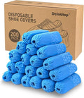 Shoe Covers Disposable Non Slip - 200 Pack Shoe Boot Covers, Durable Shoe Booties for Shoe Covers, Breathable Shoe & Boot Covers,Shoe Covers Suits 11 US Men and 12 US Women - size: Blue Set of 200(L)