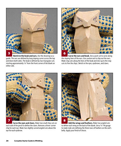Complete Starter Guide to Whittling: 24 Easy Projects You Can Make in a Weekend (Fox Chapel Publishing) Whittling for Beginners with Woodcarving Patterns, Step-by-Step Projects, and Easy Carving Tips