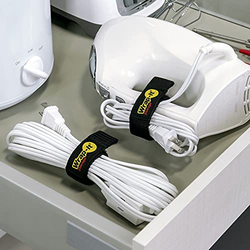 Quick-Straps by Wrap-It Storage – 12” (12-Pack) Black - color: Black, size: 12" (12 Pack)