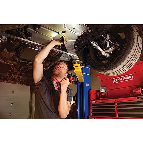 CRAFTSMAN V20 LED Work Light, Cordless Handheld Rechargeable Flashlight, Pivoting Head, 140 Lumens, Battery Not Included (CMCL020B) - style: Task Light