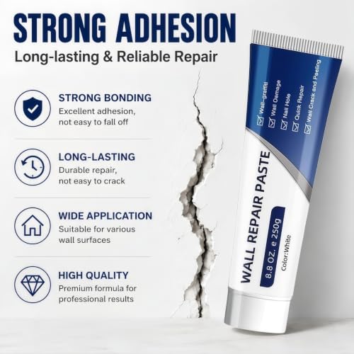 2PCS Drywall Repair Kit, Multi-Functional Quick-Drying Wall Mending Agent
