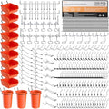 INCLY 330PCS Upgraded Pegboard Accessories Organizer Kit with Bins & Cups - size: 330 pCS