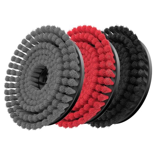 CRAFTSMAN Power Scrubber Bristle Brush Set for V20 Cordless 2-in-1 Power Scrubber (CMCPSMHB) - style: 3 Scrubber Bristle Brushes Set