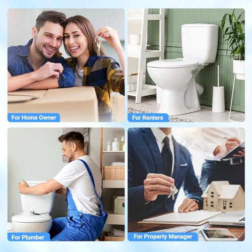 Universal Toilet Flapper Replacement 2 Inch - Compatible with Most American Standard Kohler Fluidmaster Toto Gerber Toilets Tank Water Saving Rubber Flush Valve Flapper with Stainless Chain Blue 1Pack - style: 2 inch-1 Pack