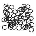 50 PCS Nitrile Rubber O Ring 11mm OD 8mm ID 1.5mm Width, Metric Buna-N NBR Sealing Gasket Plumbing, Gas, Automotive and Faucet Repair, Resist Oil and Heat O-Rings, Black - size: 11x8x1.5mm