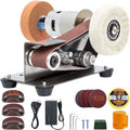 Mini Belt Sander, Electric Small Sander Knife Sharpener, 6.7"x6.9"x4.9" - size: 6.7"x6.9"x4.9"