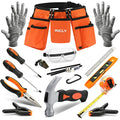 INCLY 18PCS Kids Tool Set with Reinforced Belt Adjustable Waist 20"-32"