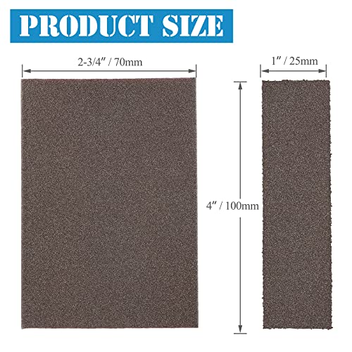 8Pcs 220 Grit Sanding Blocks, Jamiikury Sanding Sponge Washable and Reusable, Wet Dry Sandpaper Sponge for Wood Metal FurniturePaint and Drywall - size: 220 Grits