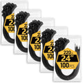 Large Zip Ties Heavy Duty 24 inch (500 Pack), 220 lb Tensile Strength for Outdoor Use, Black Cable Ties, Long Wire Ties by ANOSON - size: 24"/500 pk (220 Lb)
