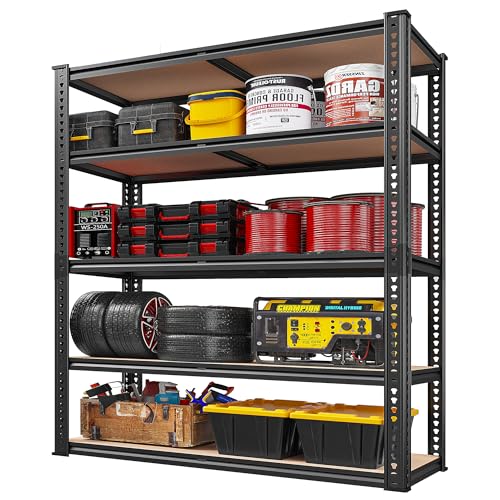REIBII 40" W Storage Shelves Load 2500Lbs for Garage Pantry Closet Kitchen - size: 40"W x 19.7''D x 72''H
