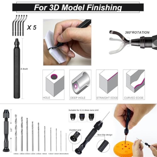 52PCS 3D Printer Tools Kit with Storage Case - style: 2026 New Basic Set