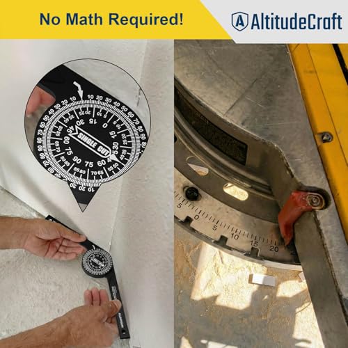 Precision Miter Saw Protractor, Crown Molding Angle Finder - style: Miter Saw Protractor