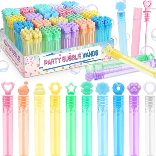 300 Pack Mini Bubbles Bulk, Kids Party Favor Wand Sticks with Gift Box