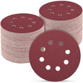 100PCS 5 Inch Sanding Discs 240 Grit Sandpaper for Orbital Sander - style: Aluminum oxide