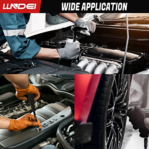 LLNDEI 3/8" Drive Impact Socket Set 95Pcs SAE/Metric - size: 95-Piece 3/8" Drive Impact Socket Set