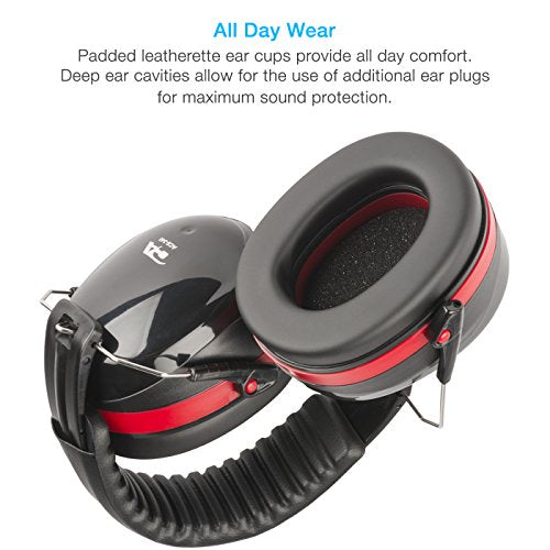 Cyber Acoustics Professional Safety Lightweight Ear Muffs for Hearing Protection and Noise Reduction - style: 20-acs340
