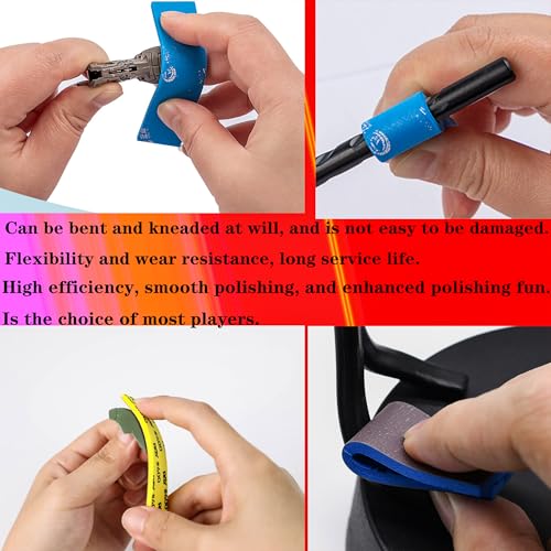 3mm Sanding Sponge 15Pc 800-2000 Grit Wet Dry for Gundam Models 3D Printing PLA