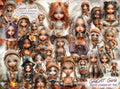 Adult Jigsaw Puzzle 1000 Piece Great Girls Collage - color: Personality Plus