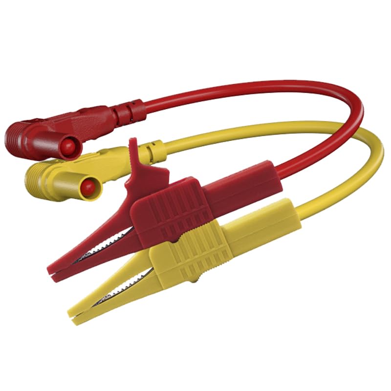 Heavy Duty Alligator Clips Test Leads for Multimeter & Voltmeter, Insulated