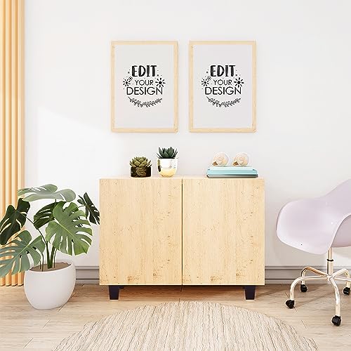 BARIEN (5 Sizes: 3"-4"-5"-6"-8") 4 inch Wood Furniture Legs - Square Sofa Legs, Couch Leg - Brown Mid-Century Modern Replacement Legs for Armchair Recliner Coffee Table Dresser (4" - Set 4) - size: 4"