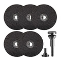 5Pcs Cutting Wheel for Drill,with 1/4 Stem Mandrel,Sturdy Replacement Cut Off Wheel Set for Die Grinder,Metal Cutting Discs for Cutting Steel,Bronze,Brass,Nut,Bolt,Screw,Copper