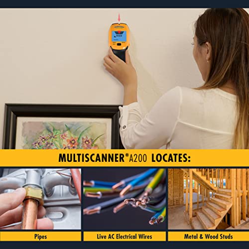 Zircon® MultiScanner™ A200 Stud Finder with Metal & Live Wire Detection - size: Center Finding, style: A200