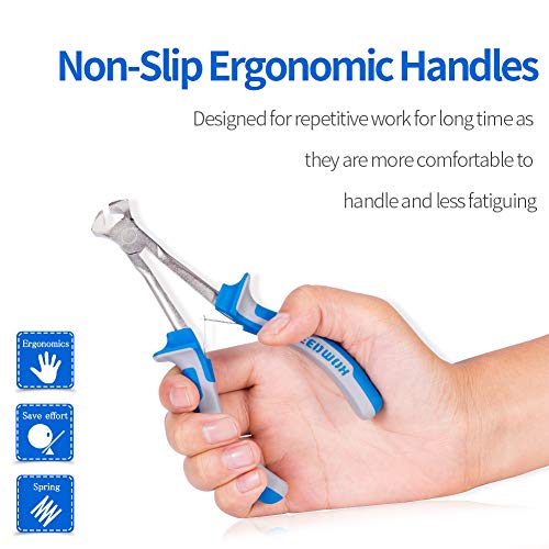 SPEEDWOX 5-1/2 Inches Long Reach End Nippers Mini End Cutting Pliers - style: End Nippers