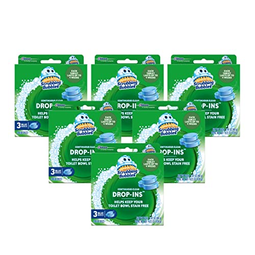 Scrubbing Bubbles Continuous Clean Toilet Tank Drop-Ins, 3 Count, (6-Pack) - size: 3 Count (Pack of 6)