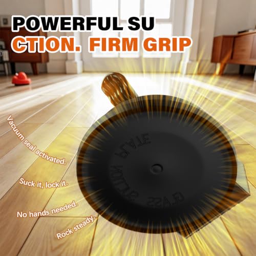 Floor Gap Repair Tool Kit - Professional Wood Laminate Vinyl Flooring Gap Fixer with Slotting Knife, 3 Adhesive Pads & Gloves for DIY Home Repair (Black) - color: Black