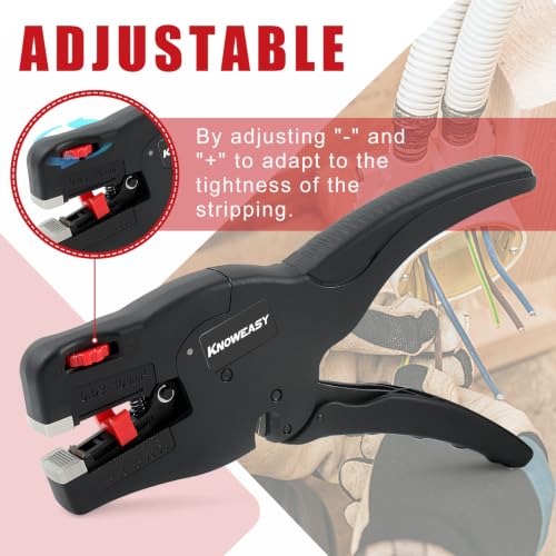 Knoweasy Automatic Wire Stripper and Cutter, 32 to 7 AWG, Electrical Repair - style: D3N2026