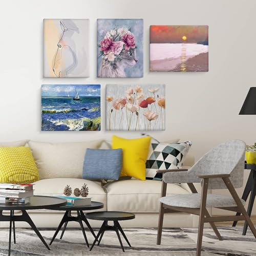 20 Pack Canvases for Painting with 8x10, Painting Canvas for Oil & Acrylic Paint. - size: 8x10in-20Pack