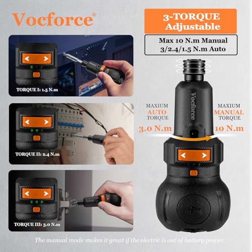 Electric Screwdriver, 5" Compact 400RPM Small Cordless Screwdriver